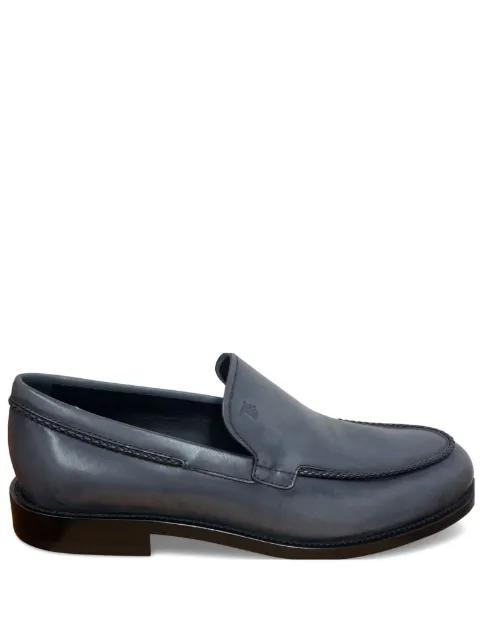 braided-detail leather loafers by TODS