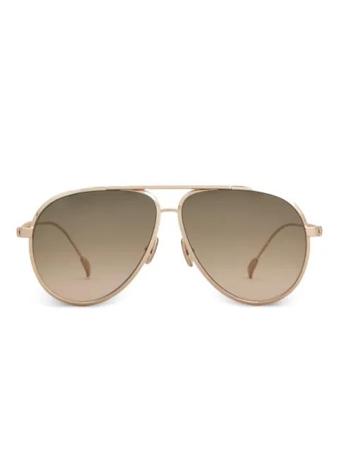 braided pilot sunglasses by TODS