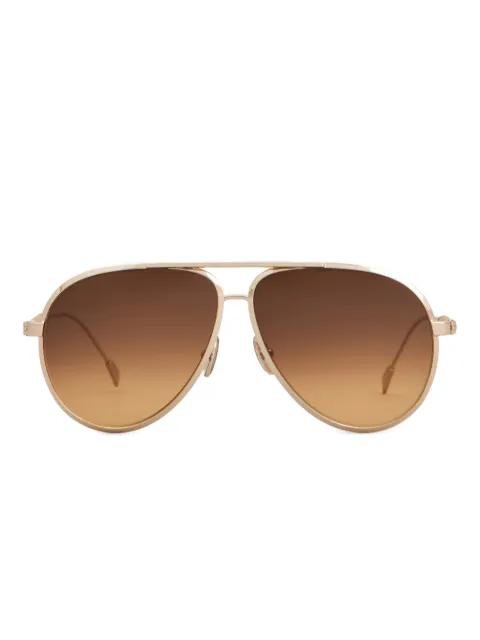 braided pilot sunglasses by TODS