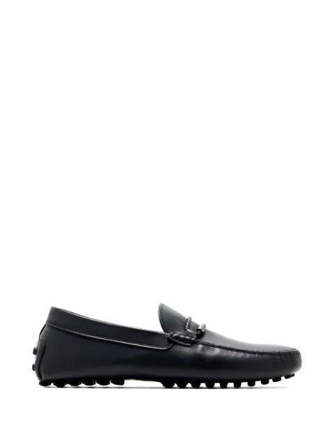 braided-trim loafers by TODS
