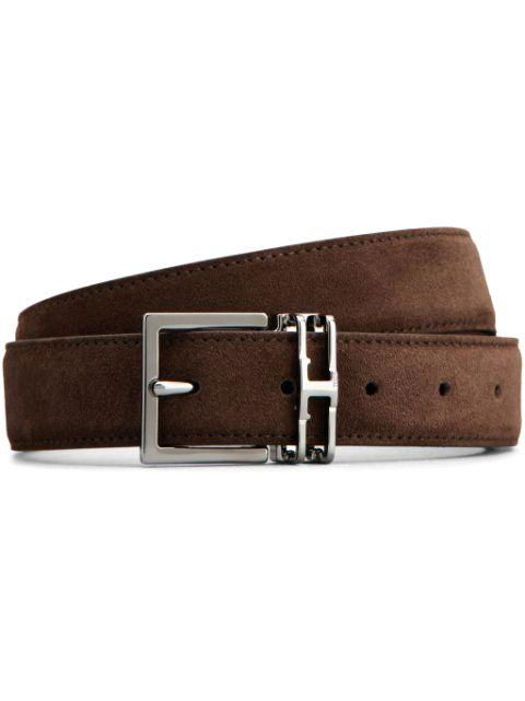buckle leather belt by TODS