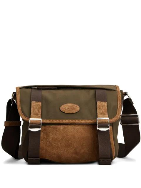buckle messenger bag by TODS