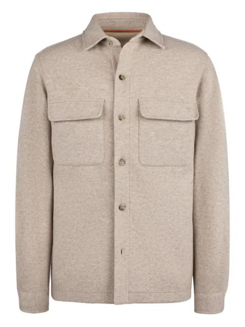 buttoned flap-pocket shirt jacket by TODS
