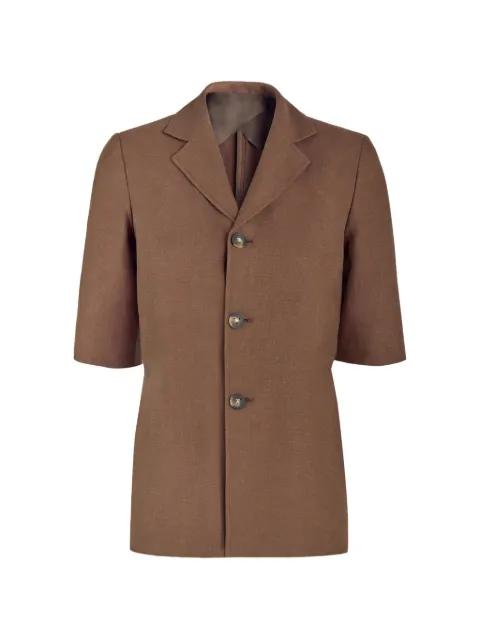 buttoned short-sleeve jacket by TODS