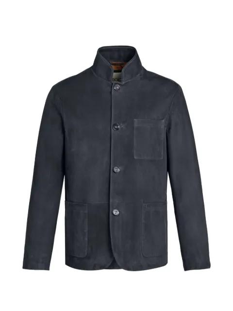 buttoned suede jacket by TODS