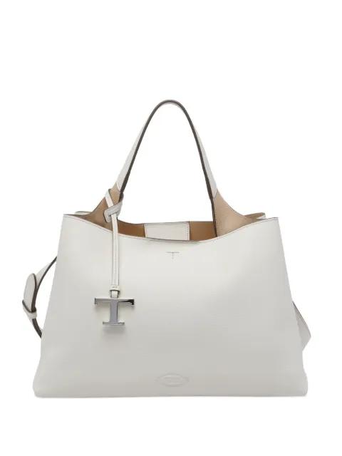 carabiner leather tote bag by TODS