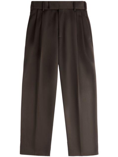 classic tapered trousers by TODS