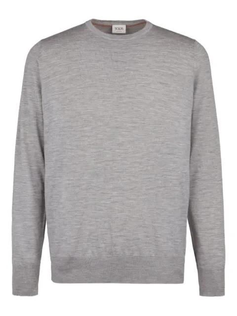 crew-neck long-sleeve sweater by TODS