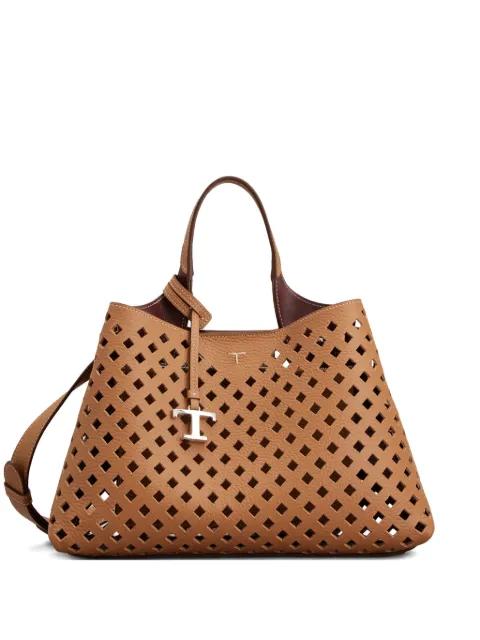 cut-out top handle tote bag by TODS