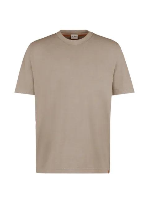 embroidered-logo T-shirt by TODS