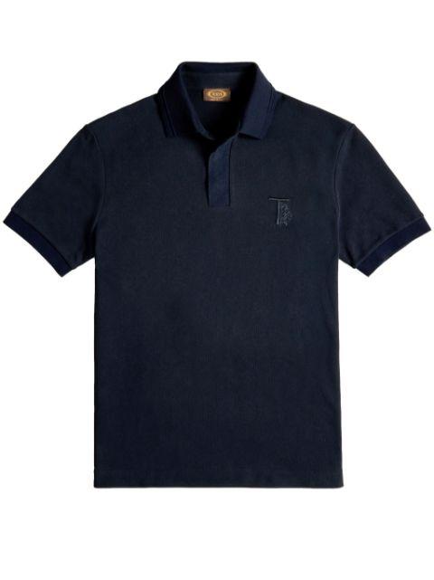 embroidered-logo polo shirt by TODS