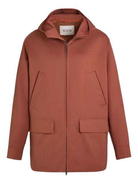 hoodied parka coat by TODS