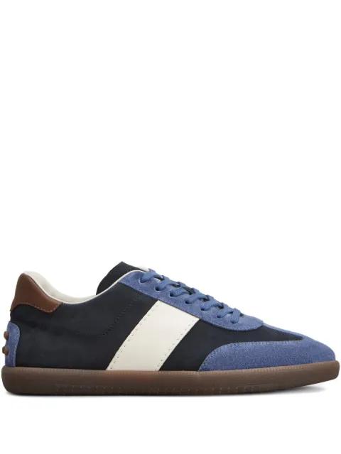 lace-up stripe sneakers by TODS