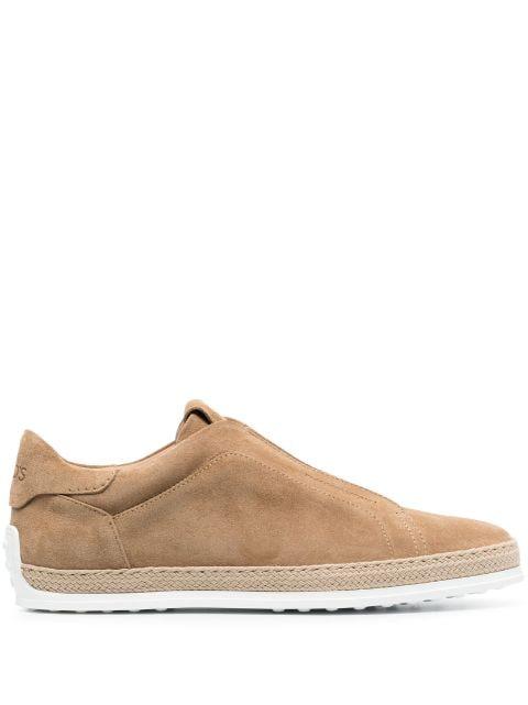 laceless suede sneakers by TODS