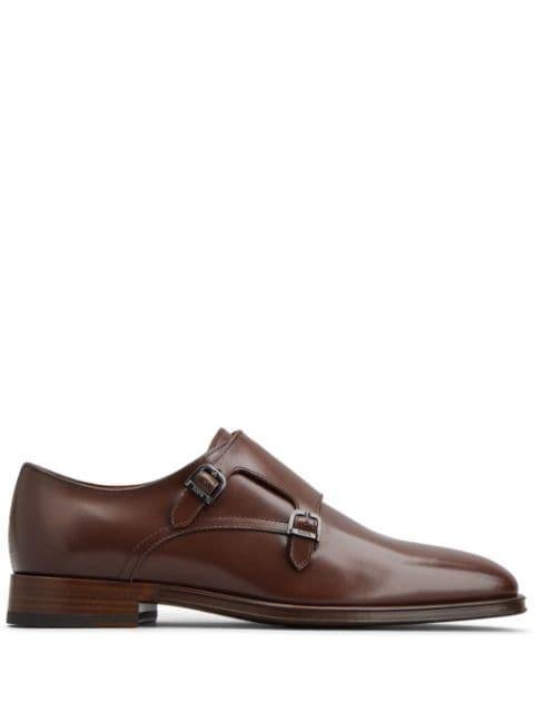 leather 55mm monk shoes by TODS