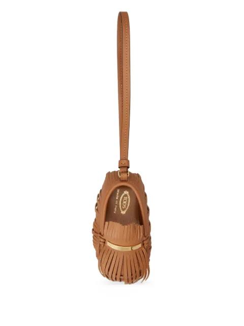 leather bag charm by TODS