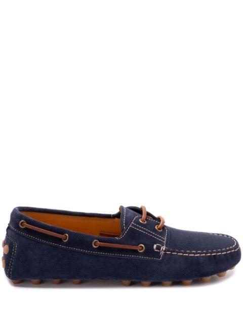leather boat shoes by TODS
