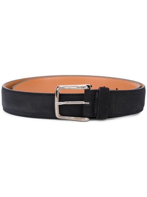 leather buckle belt by TODS