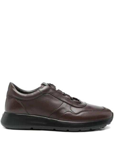 leather lace-up sneakers by TODS