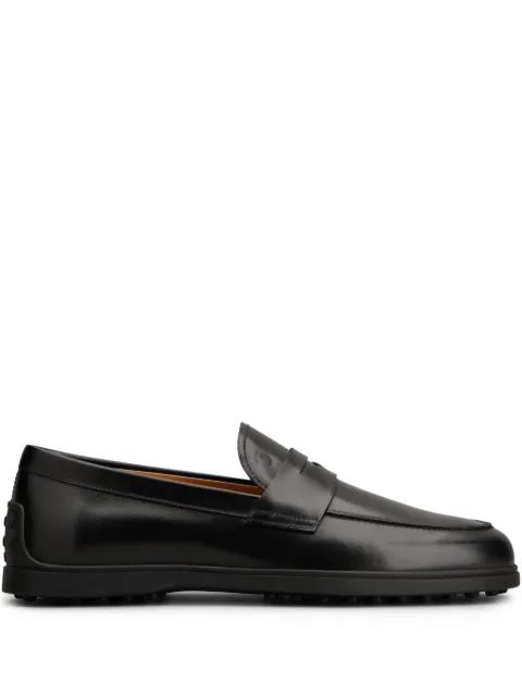 leather loafers by TODS