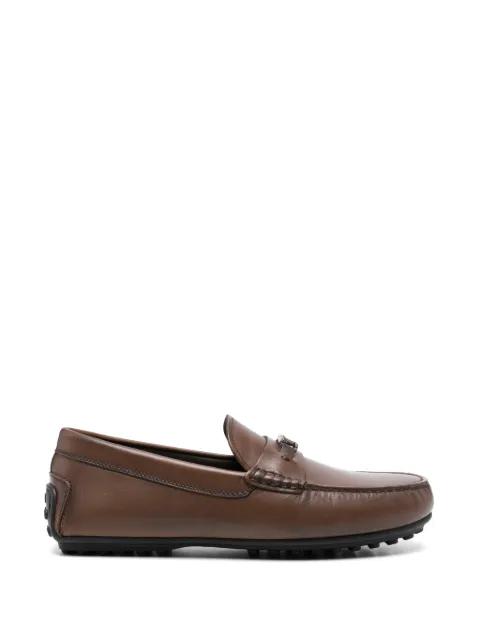 leather loafers by TODS
