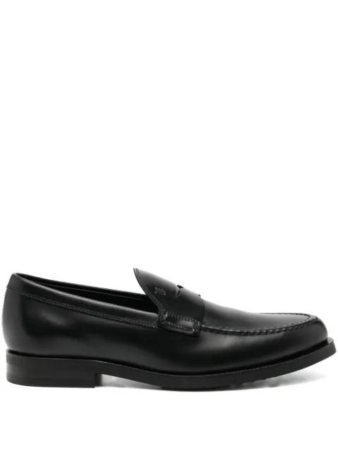leather loafers by TODS