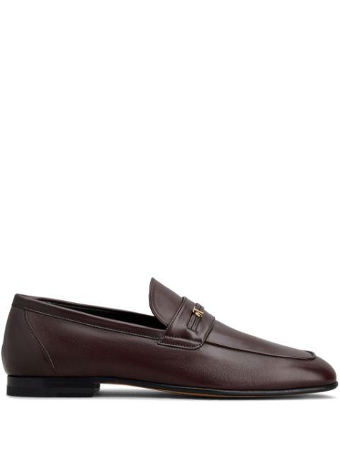 leather loafers by TODS