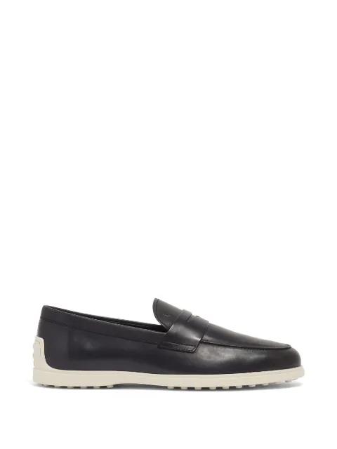leather loafers by TODS