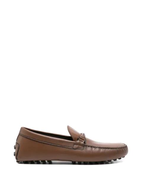leather loafers by TODS