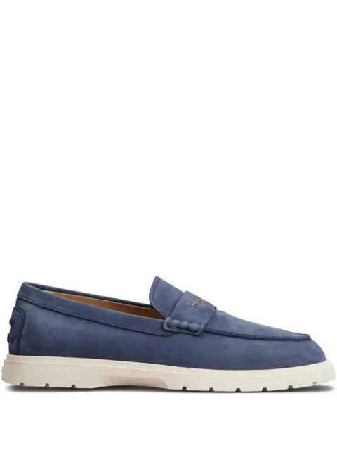 leather loafers by TODS