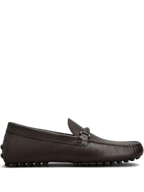 leather loafers by TODS