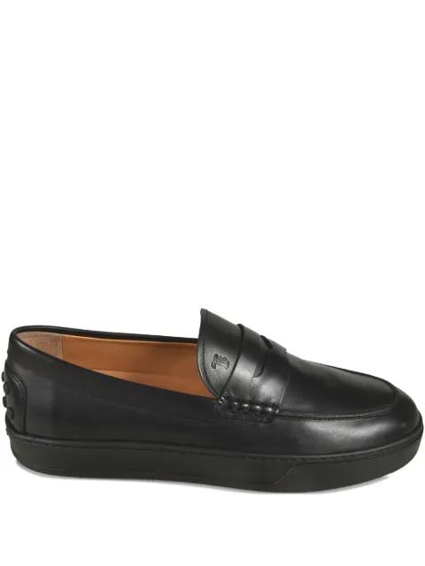 leather loafers by TODS