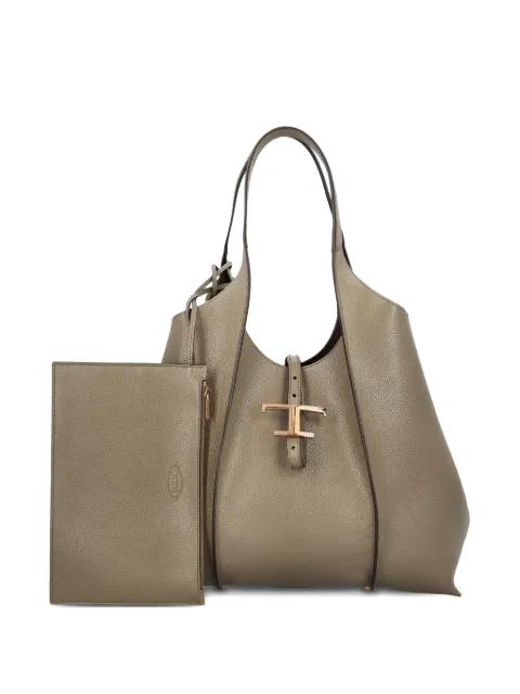 leather shoulder bag by TODS