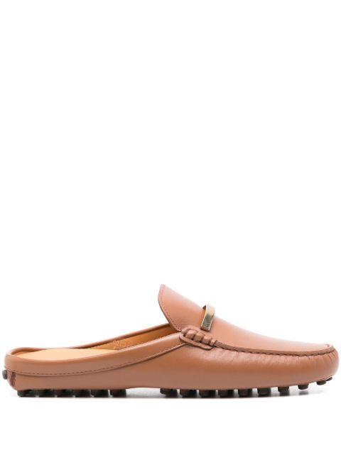 leather slippers by TODS