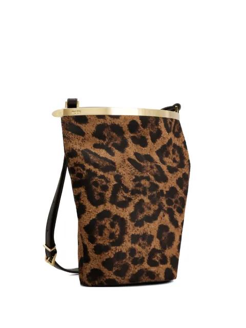 leopard-print bucket bag by TODS