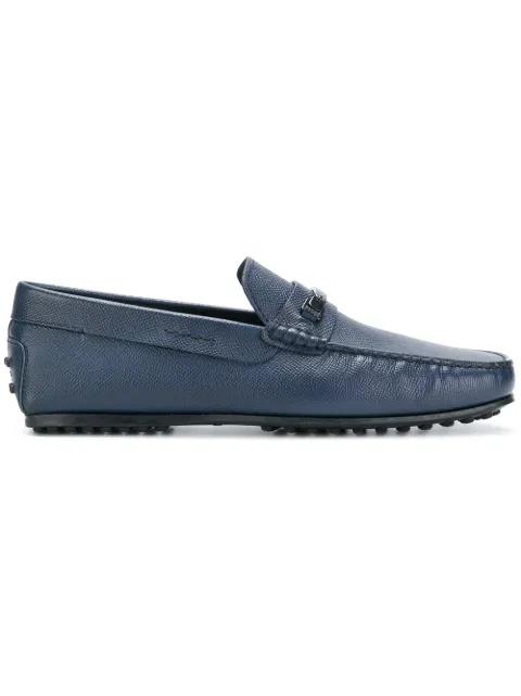 logo buckle loafers by TODS