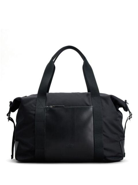 logo-debossed leather duffle bag by TODS