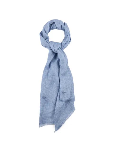 logo-detail scarf by TODS