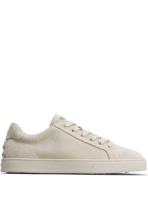 logo-detail suede sneakers by TODS