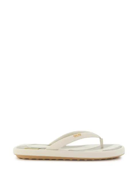 logo-plaque flip-flops by TODS