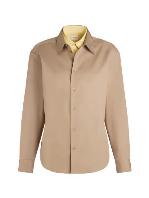 long-sleeve buttoned shirt by TODS