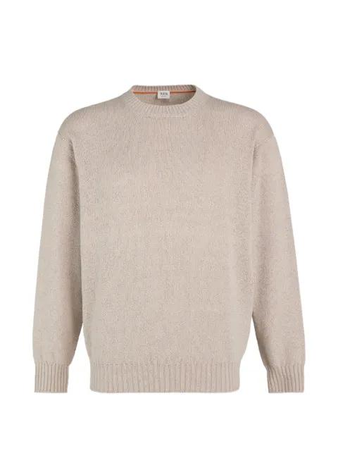 long-sleeve round-neck sweater by TODS