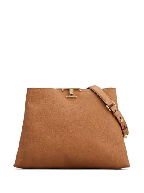 medium T Timeless leather tote bag by TODS
