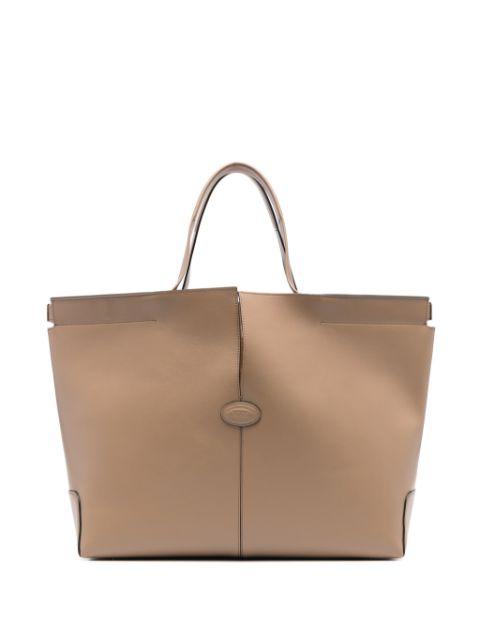 medium leather tote bag by TODS