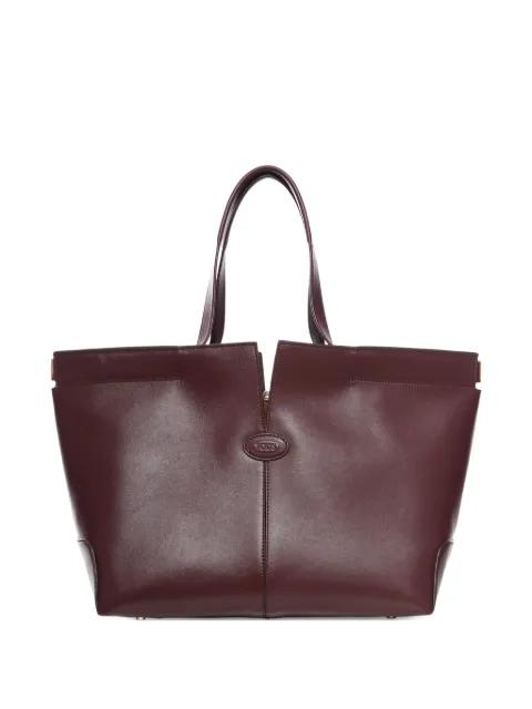 medium-small leather tote bag by TODS