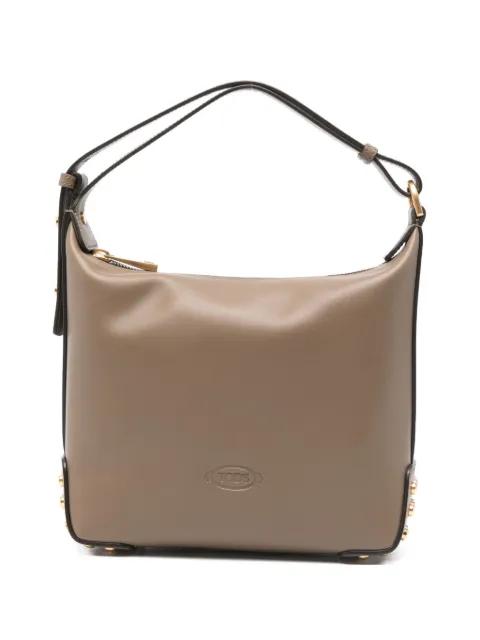 medium studded leather bucket bag by TODS