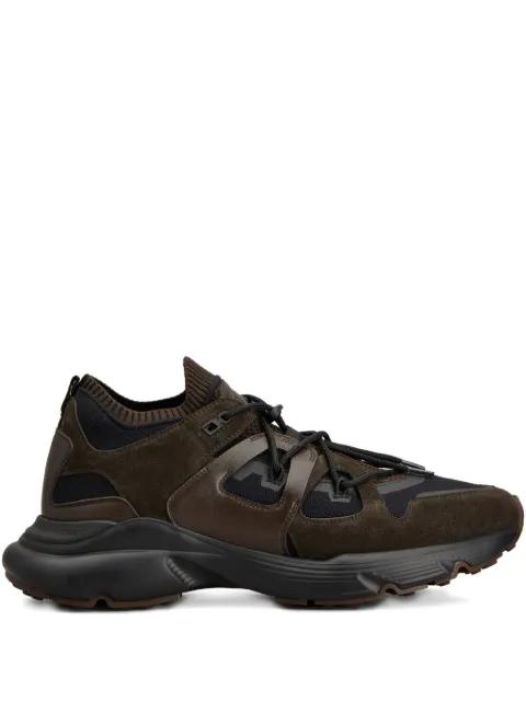 mesh-panelled chunky sneakers by TODS
