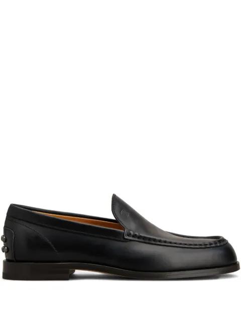 metal-studded loafers by TODS