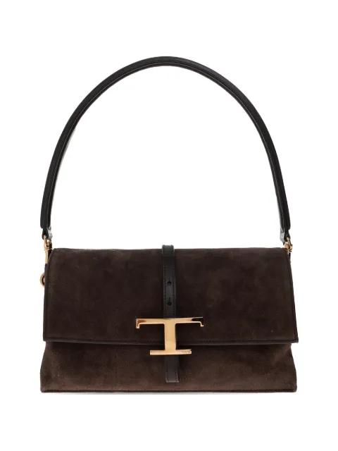 mini T Timeless suede tote bag by TODS