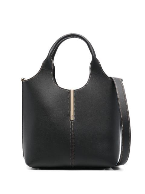 mini leather tote bag by TODS